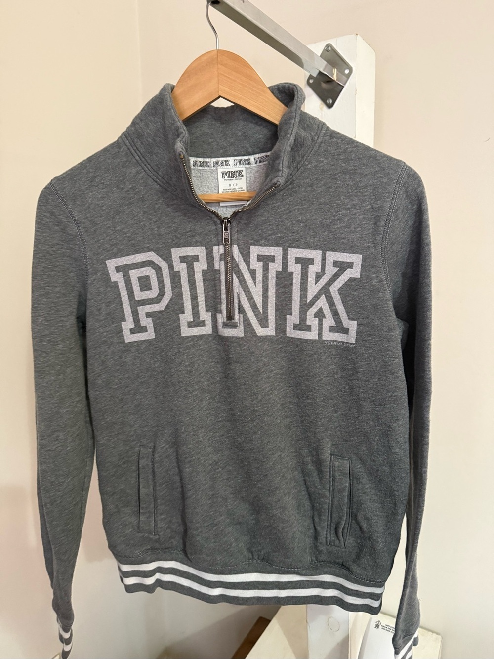 Victoria's Secret PINK 1/4 Zip Sweatshirt